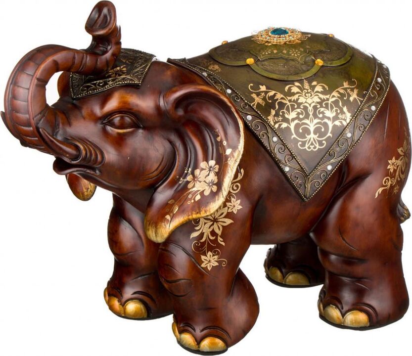patung gajah sebagai azimat tuah